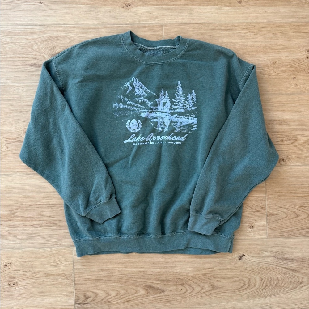 Green PACSUN Lake Arrowhead Sweater